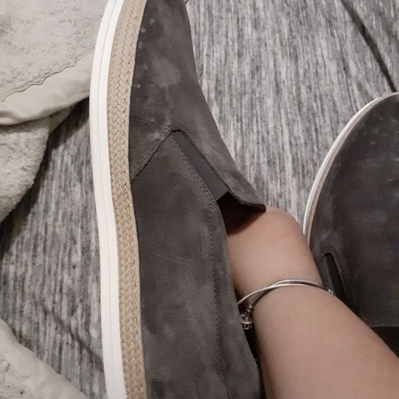 TODS MEN'S 10 1/2 GREY LOAFERS - Picture 6 of 6